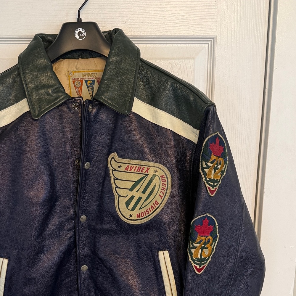 Avirex Men's VINTAGE 1990s deadstock Canadian hockey jacket • Medium - Picture 2 of 6